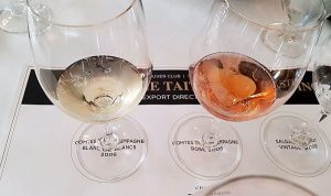 Champagne Taittinger Comtes de Champagne Blanc de Blancs 2006 and Rosé 2006