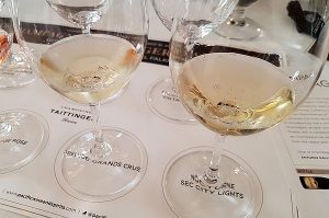 Champagne Taittinger Prelude Grands Crus and Nocturne Sec City Lights