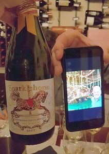 Ken Forrester Sparklehorse Cap Classique and the label inspiration