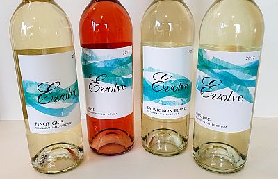 The Evolution of Evolve Cellars Wines Evolve Cellars 2017 white and rose still wine lineup