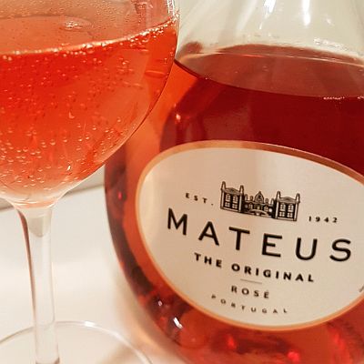 Mateus The Original Rose wine close up