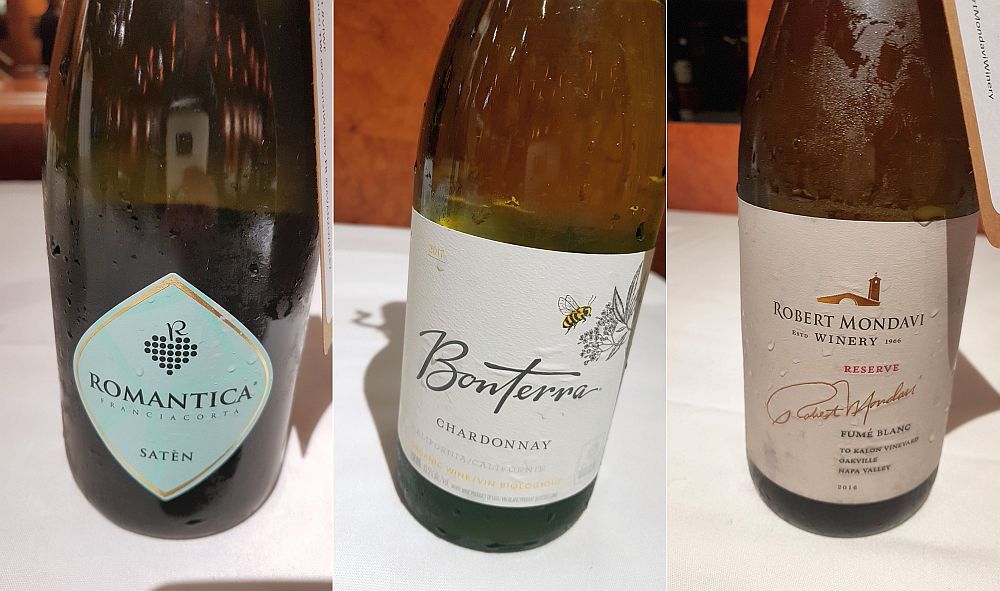 Avanzi Romantica Franciacorta, Bonterra Organic Vineyards Organic Chardonnay, and Robert Mondavi Winery Fume Blanc Reserve at VanWineFest