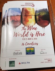 VanWineFest brochure