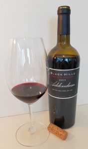 Black Hills Estate Winery Addendum 2017 with wine in glass