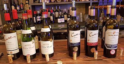 CVNE red wines from Rioja