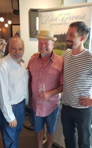 Blue Grouse Winery's Paul Bailey and Michael left to right