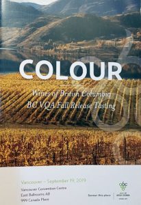 Colour VQA Fall tasting 2019