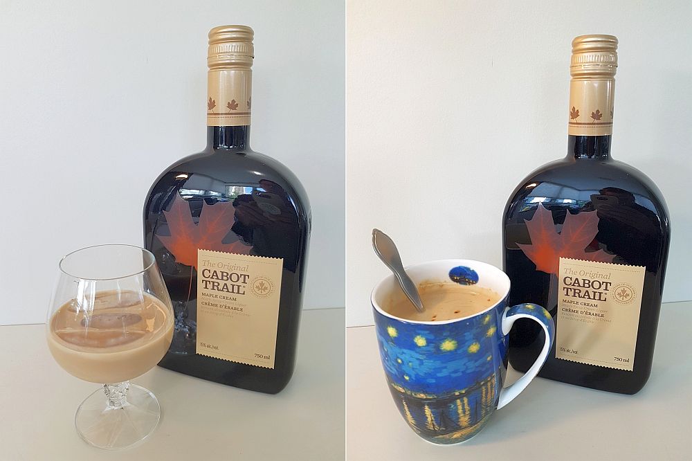 Cabot Trail Maple Cream on ice and in coffee