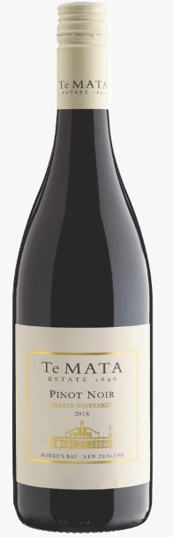 Te Mata Estate Hawke’s Bay Pinot Noir 2018