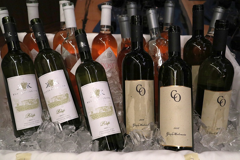 Franc Arman Winery Istria Rosé 2018, Korta Katarina Posip 2017, and Coronica Wines Gran Malvazija 2016 wines