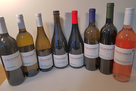 Unexpected Wines from Crowsnest Vineyards in the Similkameen Valley Lineup of Crowsnest Vineyards wines