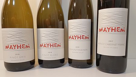 Mayhem wines lineup