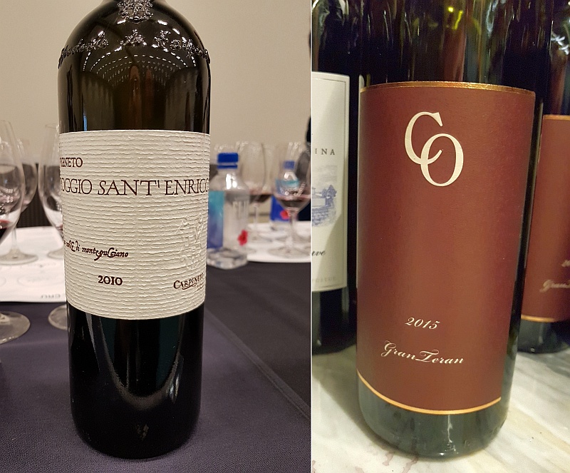 Carpineto Poggio Sant’Enrico 2010 and Coronica Wines Gran Teran 2015 wines at VanWineFest 2020
