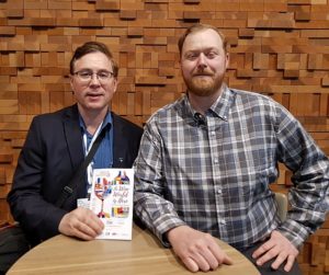 Karl MyWinePal with Steve Latchford from OCP
