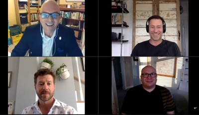 Chardonnay & Pinot Noir at the Other 45th Parallel seminar with Cameron, John, David and Ronan