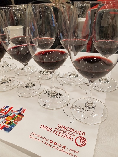 The Global Cru at VanWineFest 2020 wines