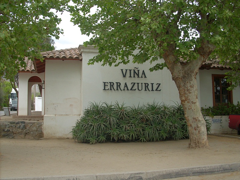 Entering Vina Errazuriz