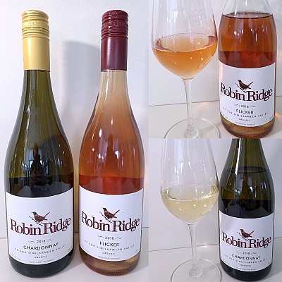 Robin Ridge Chardonnay and Flicker 2018