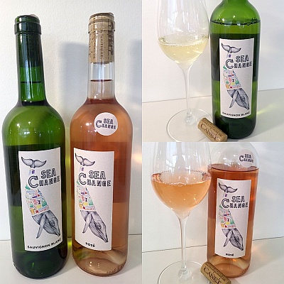 Sea Change Sauvignon Blanc Pays D'Oc 2018 and Rosé Pays D'Oc 2018