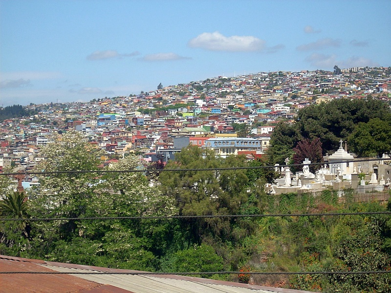 The colourful houses of Valparaiso