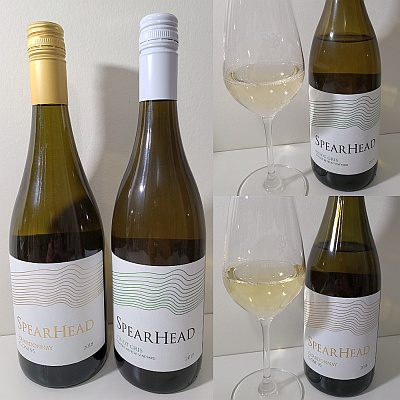 Spearhead Chardonnay Clone 95 2018 and Pinot Gris Golden Retreat Vineyard 2019 sm