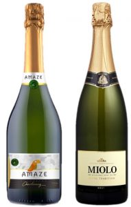 Amaze Sparkling Wine Brut Chardonnay and Miolo Cuvee Brut