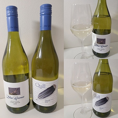 Ortega and an Aromatic White Blend from Blue Grouse Estate Winery Blue Grouse Estate Winery Estate Ortega and Q White 2019 wines
