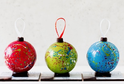 Chocolate ornaments from Temper Chocolate & Pastry