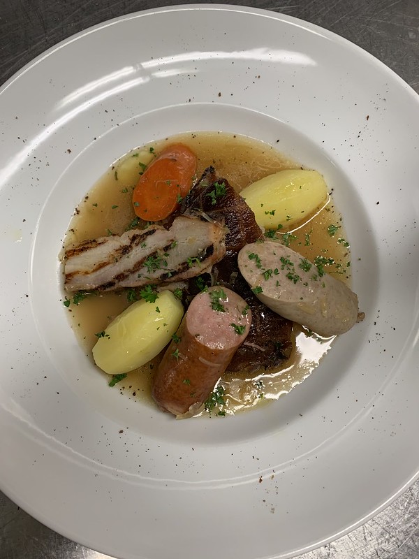 Choucroute Garnie à l’Alsacienne (credit Joshua Carlson, Wine Director, Provence Marinaside)