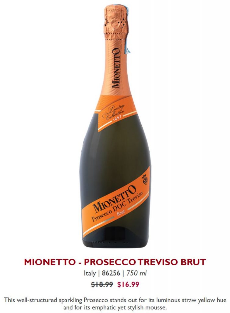 MIONETTO - PROSECCO TREVISO BRUT