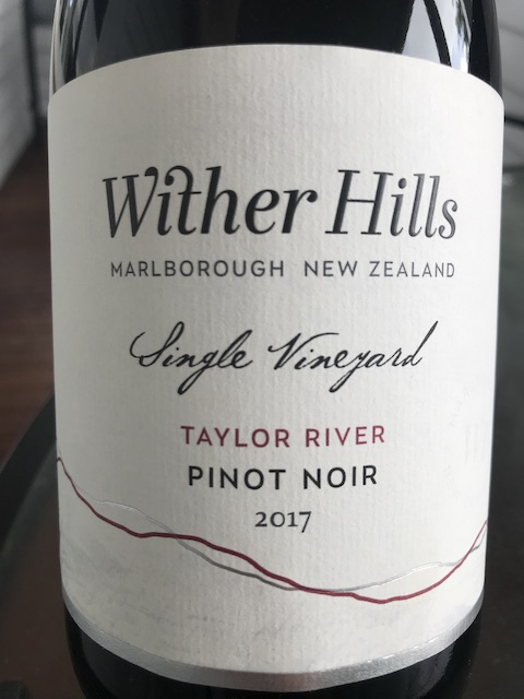 Wither Hills Single Vineyard Taylor River Pinot Noir 2017