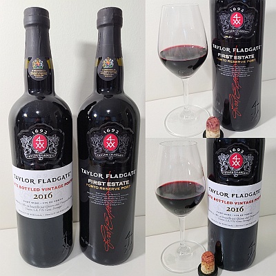 Taylor Fladgate Late Bottled Vintage Port 2016 and Taylor Fladgate First Estate Reserve Port wines