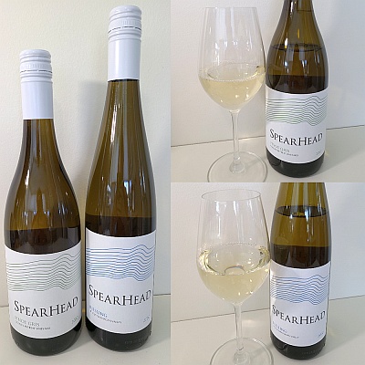 Two Spring Release White Wines from Spearhead Winery to Enjoy Spearhead Winery Golden Retreat Vineyard Pinot Gris and Riesling 2020