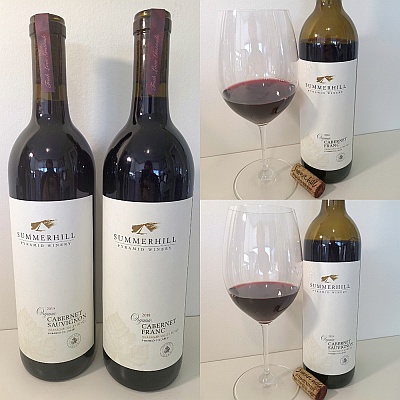 Summerhill Pyramid Winery Organic Cabernet Franc 2018 and Cabernet Sauvignon 2019