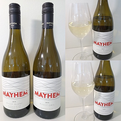 Mayhem Wines Pinot Blanc and Pinot Gris 2019