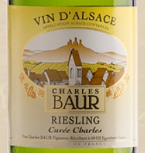 Domaine Charles Baur RIESLING, AOC Alsace, 2018 CUVÉE CHARLES