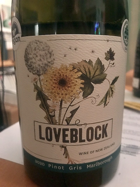 Loveblock Marlborough Pinot Gris 2020