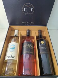 TIME Family of Wines gift box with 3 wines