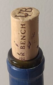 Upper Bench Winery cork