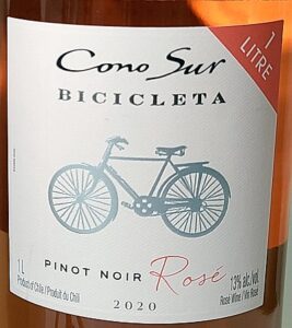 Cono Sur Bicicleta Pinot Noir Rose 2020 label