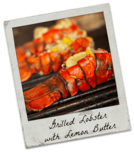 Grilled Lobster Lemon Butter recipe