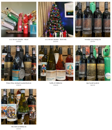 Nostalgia Wines gift sets