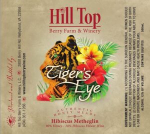 Hill Top Berry Farm & Winery Tiger's Eye mead