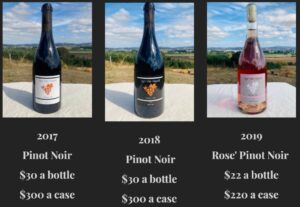 Tiger Vines Wines Pinot Noir from Oregon