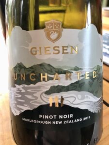 Giesen Uncharted Marlborough Pinot Noir 2019