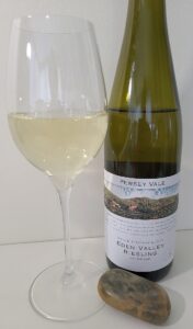 Pewsey Vale Vineyard Eden Valley Single Vineyard Estate Riesling 2020 with wine in glass