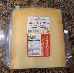 Montegrappa Stravecchio cheese from Italy