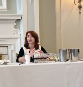 Barbara Philip MW leading us through the Masterclass