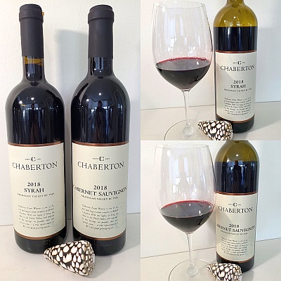 Chaberton Estate Winery Syrah 2018 and Cabernet Sauvignon 2018
