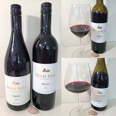 Gold Hill Winery Syrah 2018 and Merlot 2018